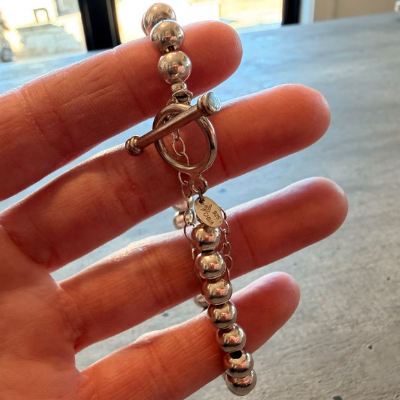 Silpada Silver Beaded Bracelet with Toggle Clasp - Picture 10 of 16